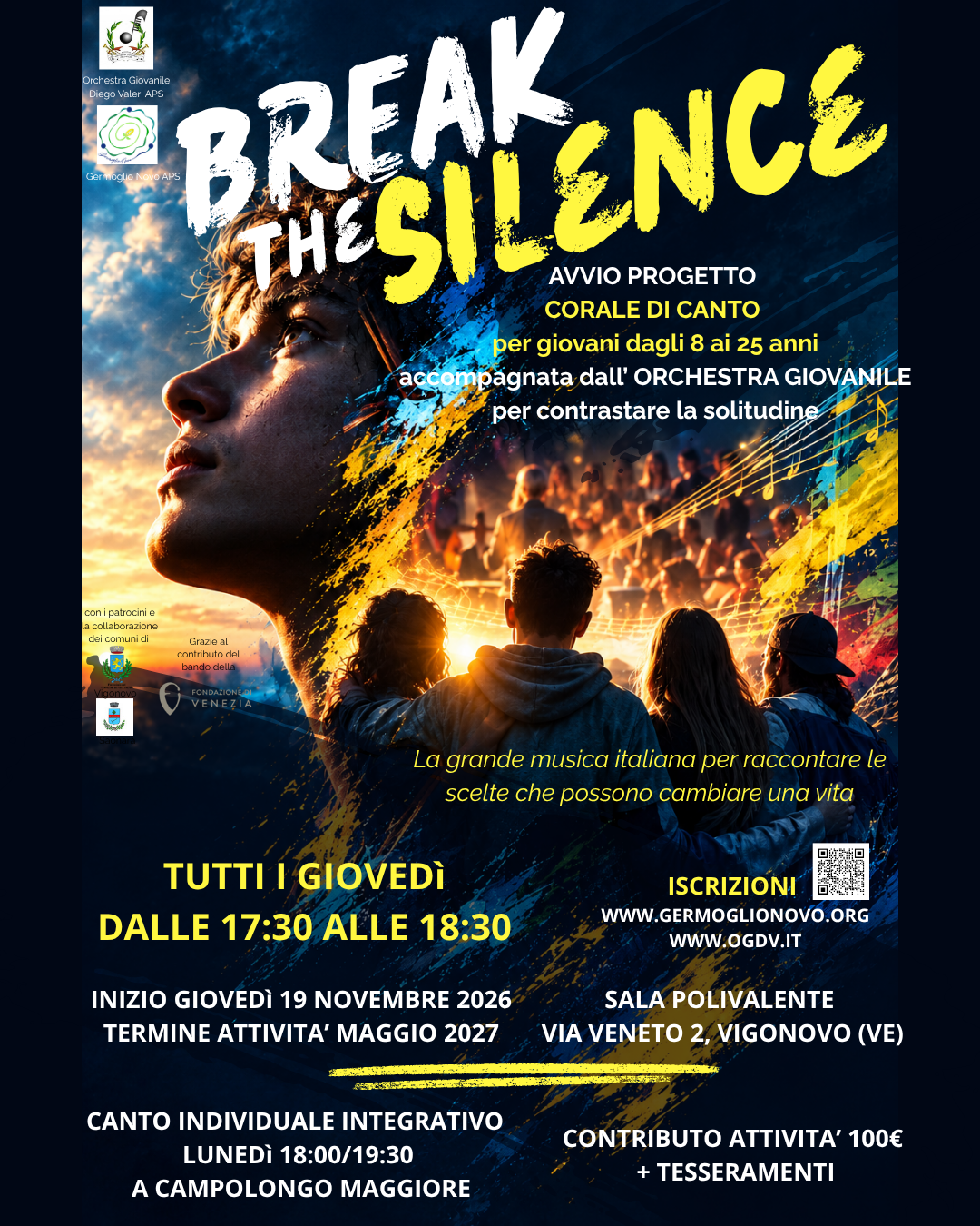 BREAK THE SILENCE – corale giovanile